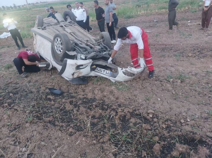 ۲ حادثه رانندگی در جاده‌های کرمانشاه ۱۱ کشته و زخمی برجای گذاشت