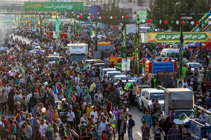 برگزاری میهمانی ۱۰ کیلومتری غدیر در تهران