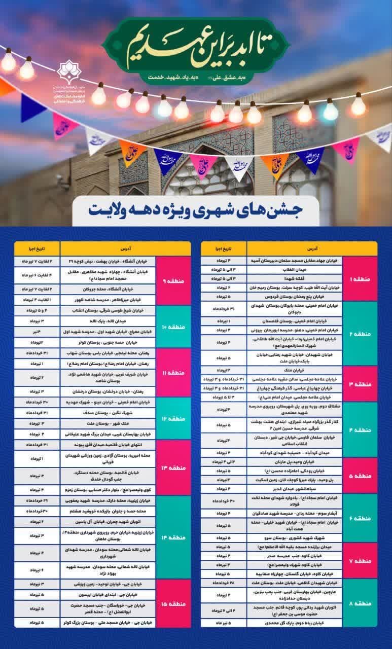 نصف جهان رنگ و بوی علوی به خود میگیرد