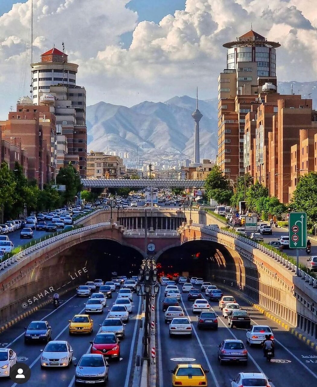 تونل توحید تهران در میان زیباترین خیابان‌های جهان