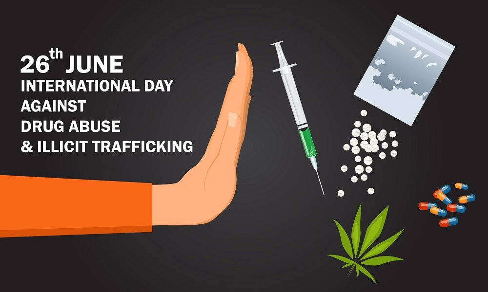 روز جهانی مبارزه با مواد مخدر+ تاریخچه، شعار و پوستر International Day Against Drug Abuse