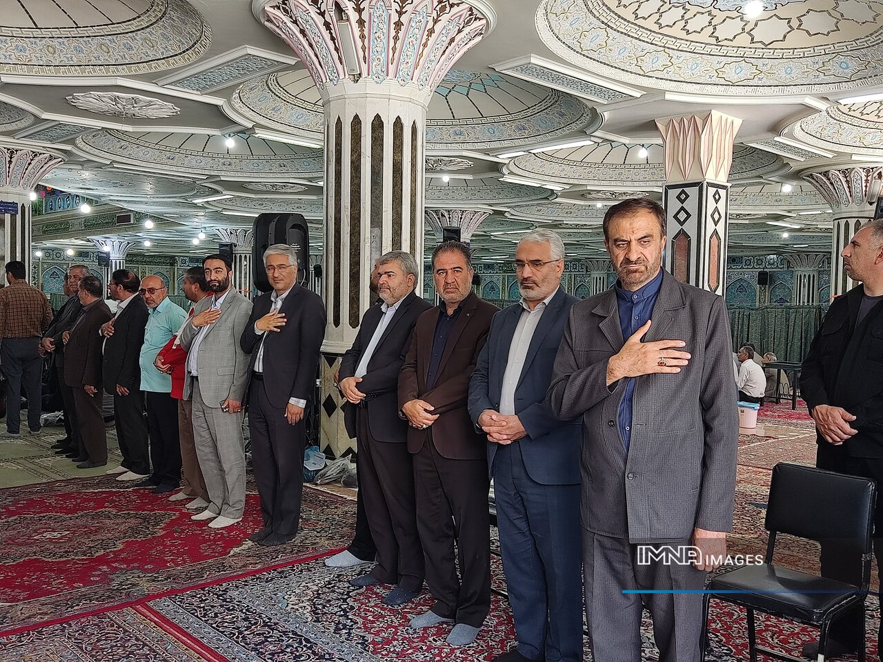 مراسم چهلم شهدا خدمت در شهرکرد برگزار شد+ فیلم و تصاویر