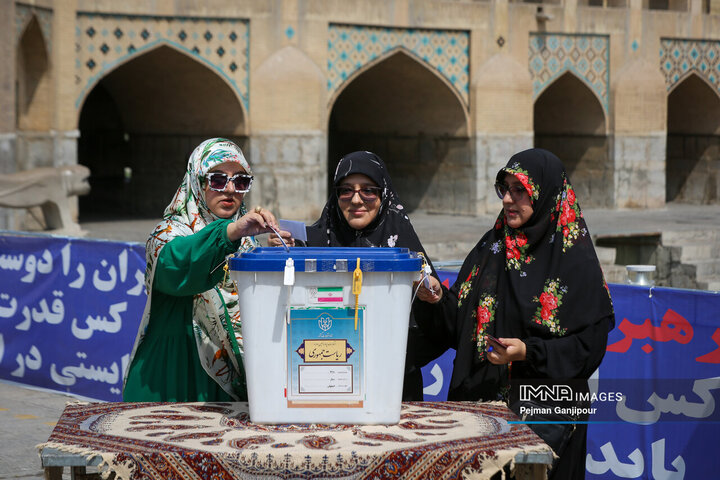 انتخابات ریاست جمهوری در شعبه پل خواجو