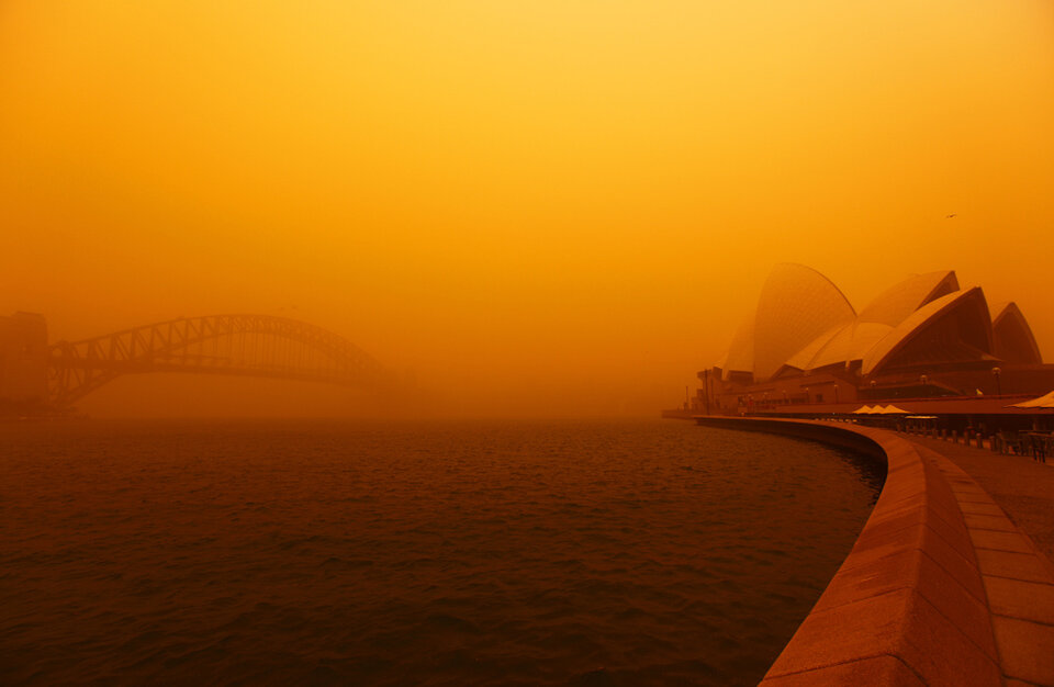 تشدید طوفانهای شن و غبار در شهرها با تغییرات اقلیمی