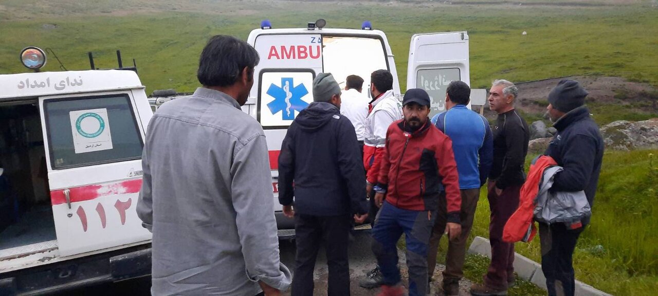 نجات کوهنورد حادثه دیده در ارتفاعات کوه سبلان