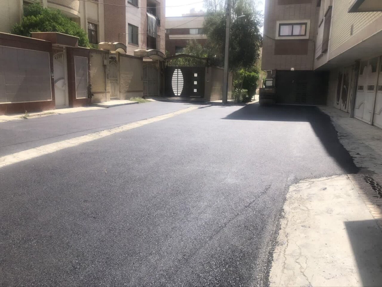 آسفالت معابر منطقه ۱۳ اصفهان اصلاح میشود