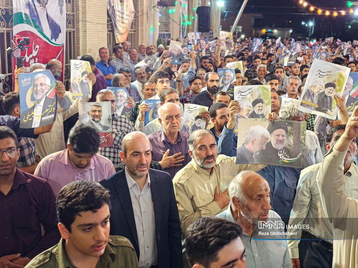 اجتماع حامیان سعید جلیلی در نجف‌آباد اصفهان