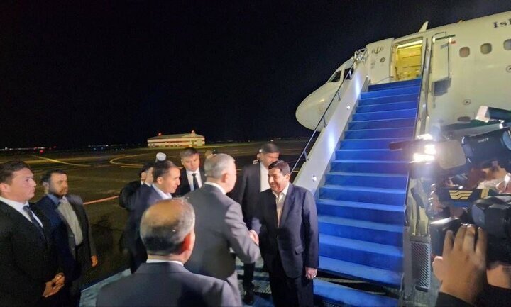 Iran's acting president arrives in Astana for SCO summit, to meet with world leaders