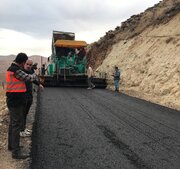 آغاز عملیات احداث و آسفالت راه روستایی امیرنان-کذلک طالقان