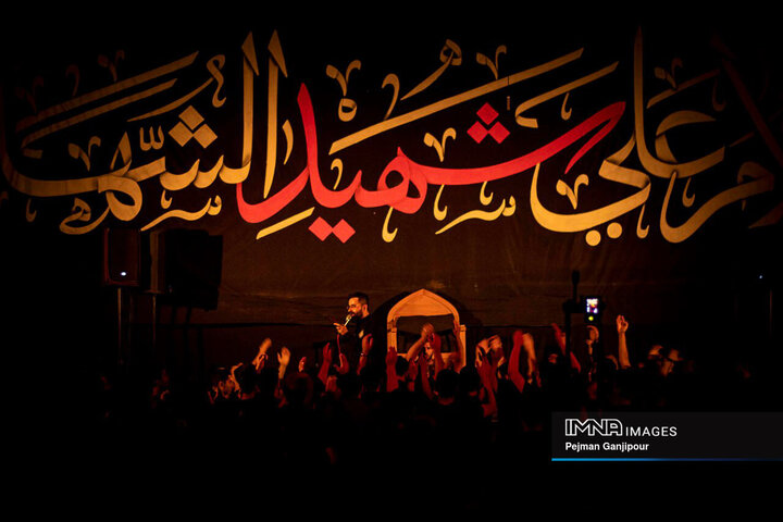 مراسم عزاداری شب چهارم محرم در هیئت رهپویان وصال اصفهان