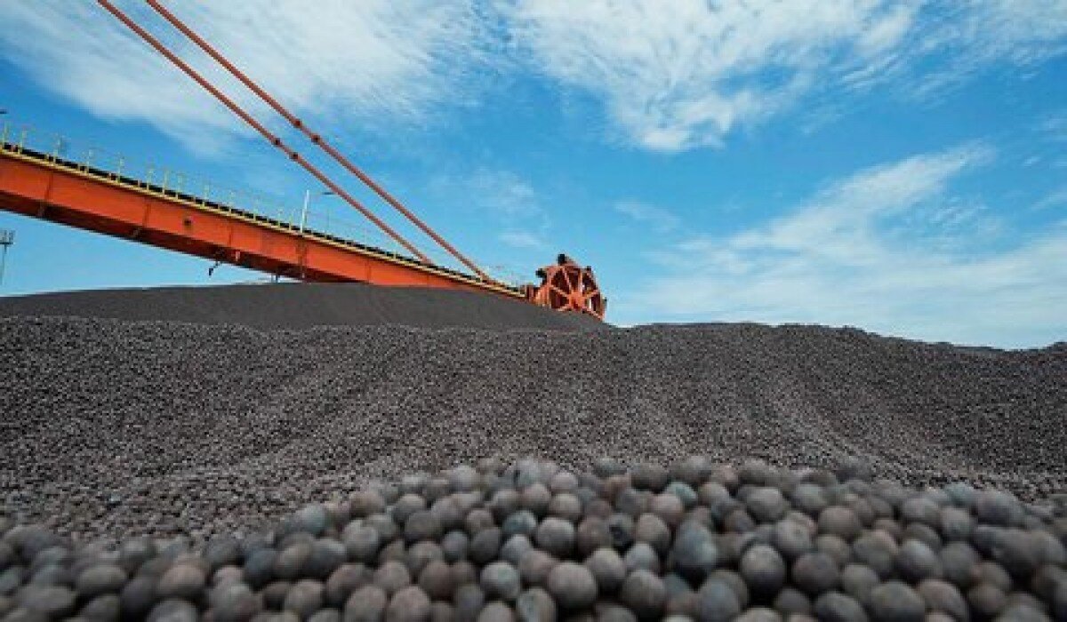 رشد ۱۱ درصدی حجم صادرات گندله آهن در بهار سال جاری