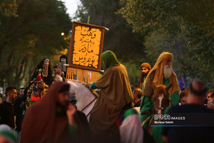 قافله نمادین ورود امام حسین(ع) به کربلا