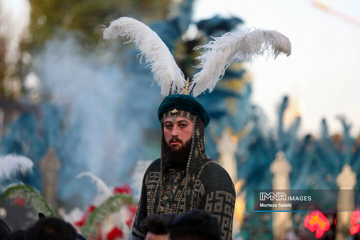 قافله نمادین ورود امام حسین(ع) به کربلا