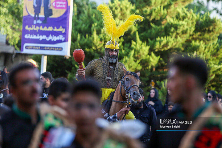 قافله نمادین ورود امام حسین(ع) به کربلا