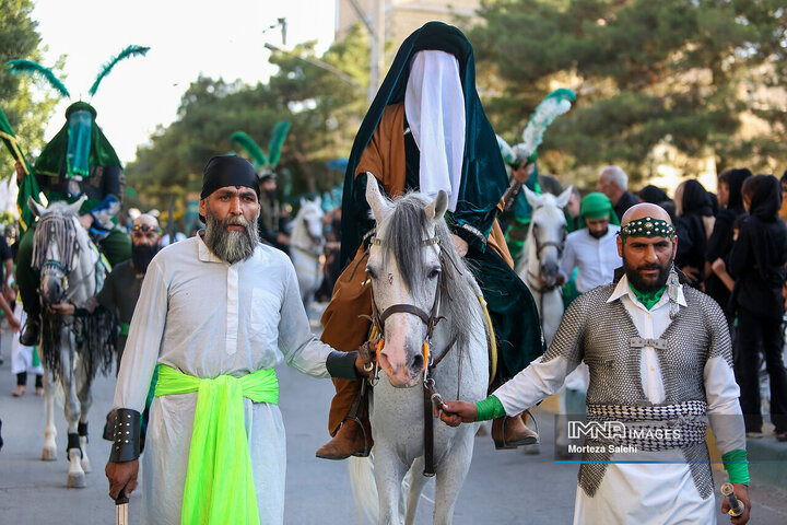 قافله نمادین ورود امام حسین(ع) به کربلا