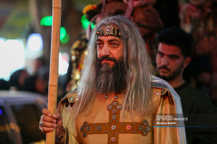 قافله نمادین ورود امام حسین(ع) به کربلا