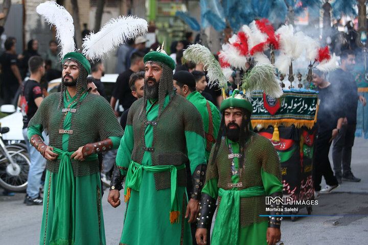 قافله نمادین ورود امام حسین(ع) به کربلا