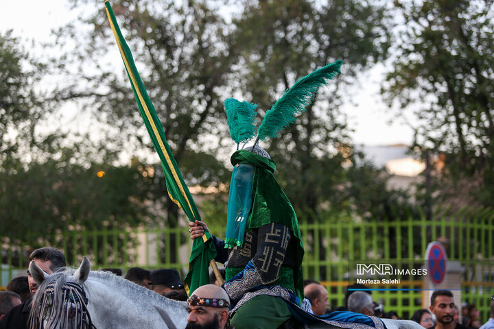 قافله نمادین ورود امام حسین(ع) به کربلا