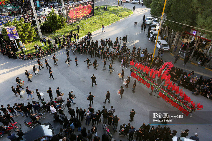 قافله نمادین ورود امام حسین(ع) به کربلا