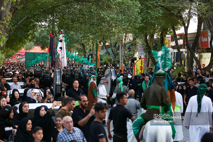 قافله نمادین ورود امام حسین(ع) به کربلا