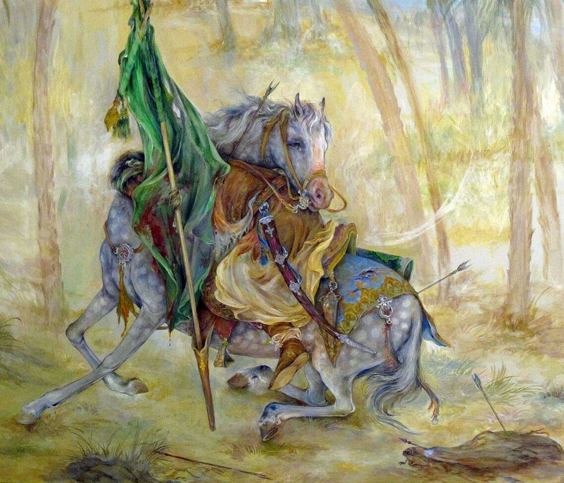 وقتی قلمها بهنام حسین(ع) جان میگیرد/ رنگ و بوم در خدمت حفظ فرهنگ عاشورایی