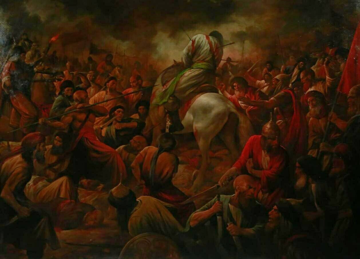 وقتی قلمها بهنام حسین(ع) جان میگیرد/ رنگ و بوم در خدمت حفظ فرهنگ عاشورایی