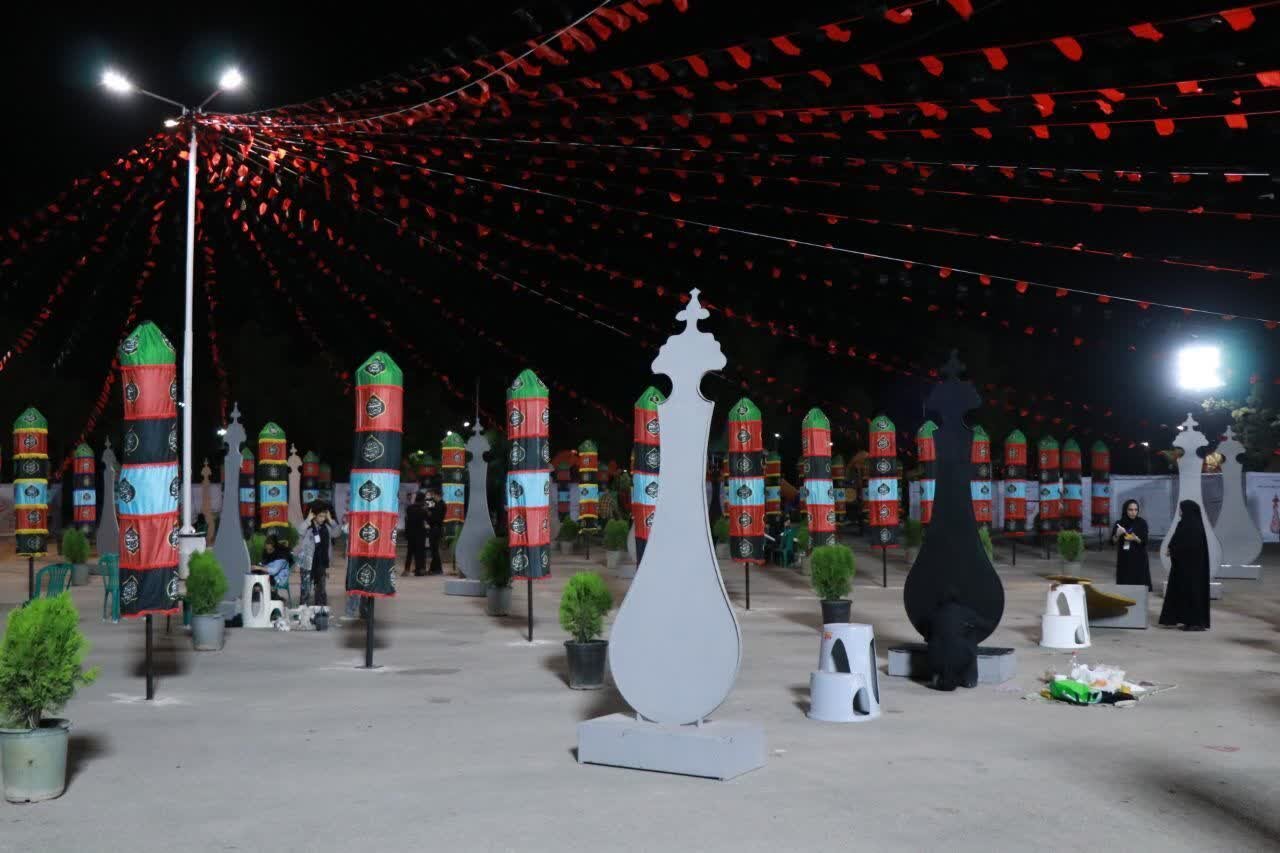 هنرمندان بومی، پای کار المانهای عاشورایی در کرمان