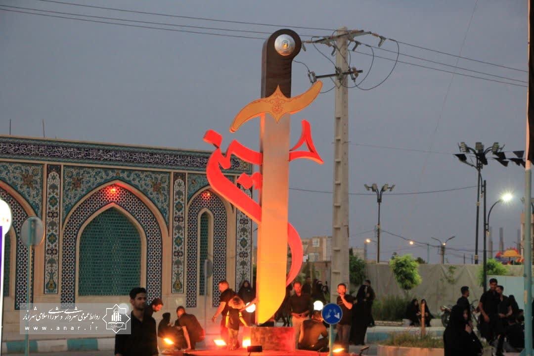 متفاوتترین فضاسازی شهری محرم در انار