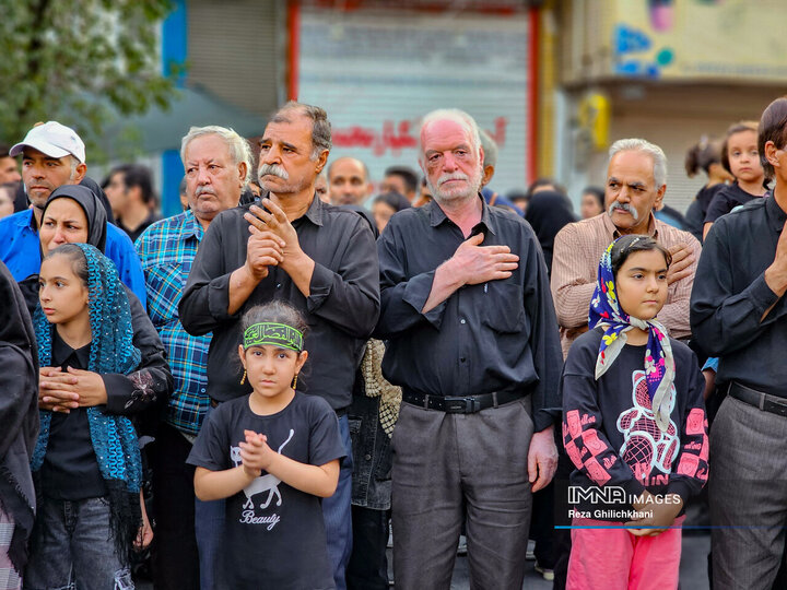 عزاداری تاسوعای حسینی در نجف‌آباد