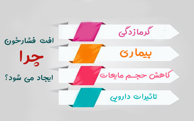 افت فشارخون چرا ایجاد می شود؟