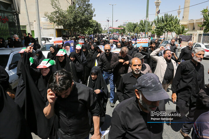 راهپیمایی «جمعه‌های خشم» در اصفهان