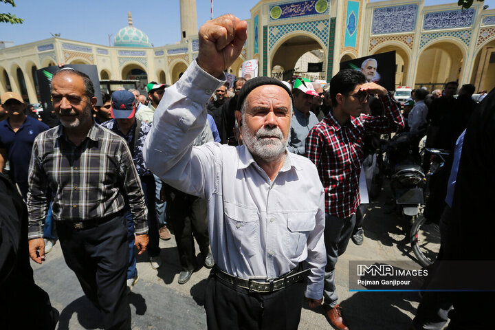 راهپیمایی «جمعه‌های خشم» در اصفهان