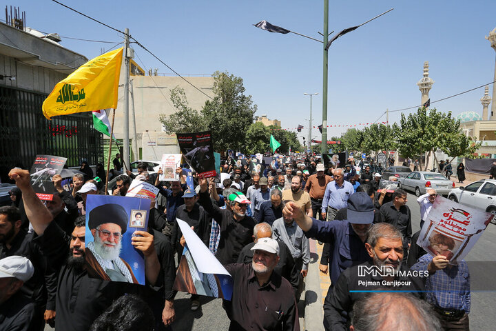 راهپیمایی «جمعه‌های خشم» در اصفهان