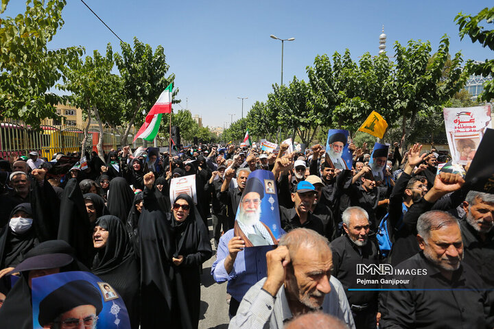 راهپیمایی «جمعه‌های خشم» در اصفهان