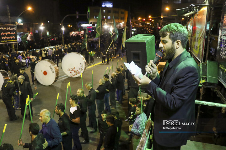 مراسم عزاداری «شاه حسین‌گویان» در تبریز