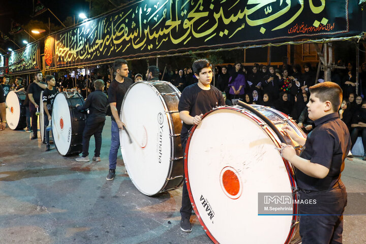 مراسم عزاداری «شاه حسین‌گویان» در تبریز