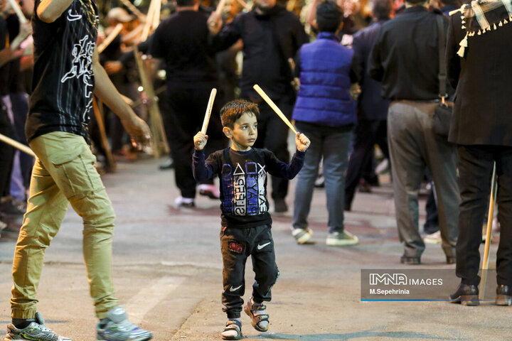 مراسم عزاداری «شاه حسین‌گویان» در تبریز