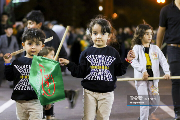 مراسم عزاداری «شاه حسین‌گویان» در تبریز