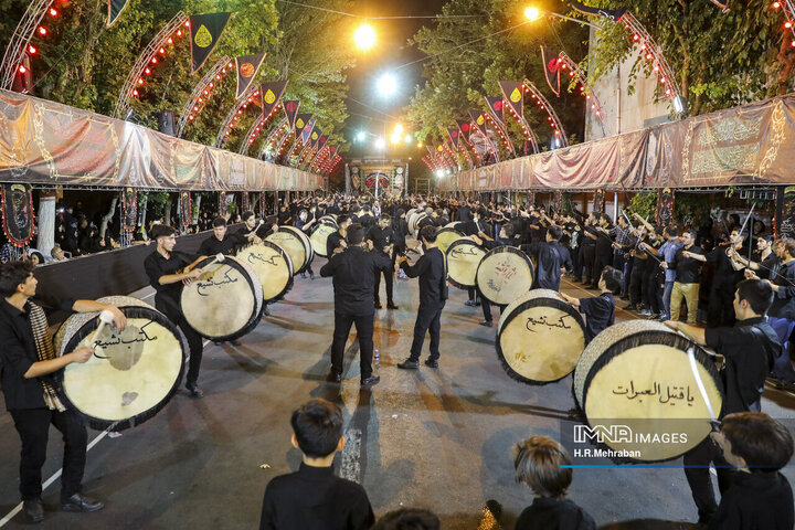 مراسم عزاداری سنتی «شاه‌ حسین گویان» در تهران