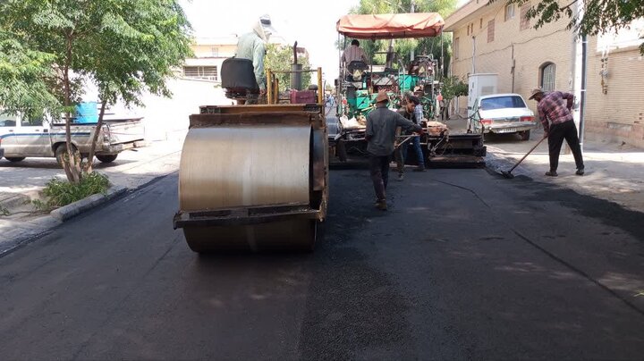 جهاد آسفالت شهرداری کرمان ۷۷ روزه شد