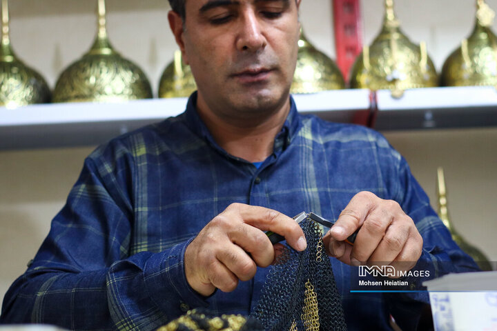 Art of Devotion: Isfahan's Artisans Create Breathtaking Chain Mail, Kolah Khud for Religious Rituals