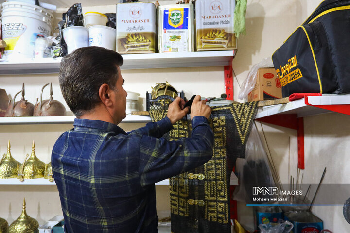 Art of Devotion: Isfahan's Artisans Create Breathtaking Chain Mail, Kolah Khud for Religious Rituals