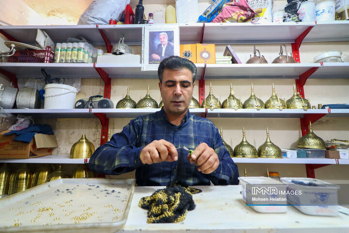 Art of Devotion: Isfahan's Artisans Create Breathtaking Chain Mail, Kolah Khud for Religious Rituals