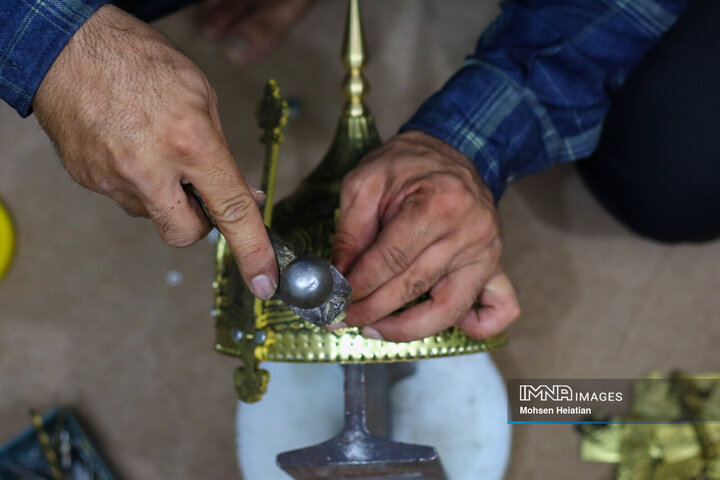 Art of Devotion: Isfahan's Artisans Create Breathtaking Chain Mail, Kolah Khud for Religious Rituals