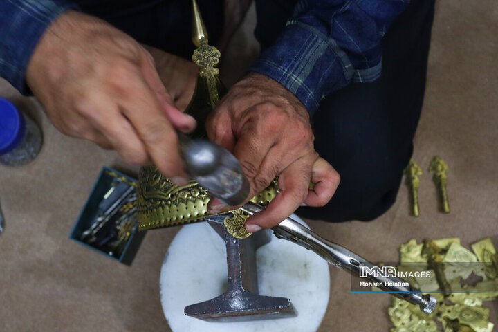 Art of Devotion: Isfahan's Artisans Create Breathtaking Chain Mail, Kolah Khud for Religious Rituals