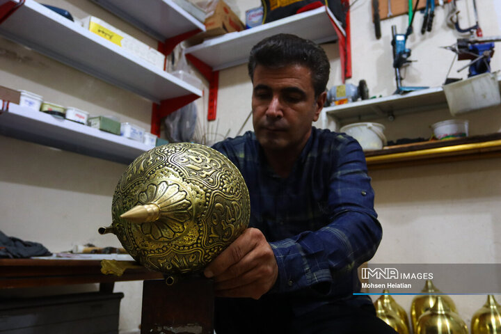 Art of Devotion: Isfahan's Artisans Create Breathtaking Chain Mail, Kolah Khud for Religious Rituals