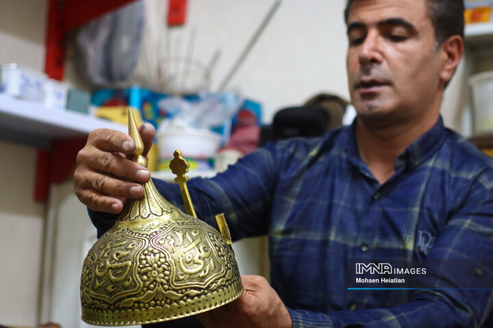 Art of Devotion: Isfahan's Artisans Create Breathtaking Chain Mail, Kolah Khud for Religious Rituals