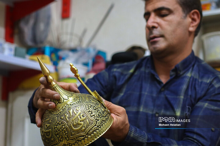 Art of Devotion: Isfahan's Artisans Create Breathtaking Chain Mail, Kolah Khud for Religious Rituals