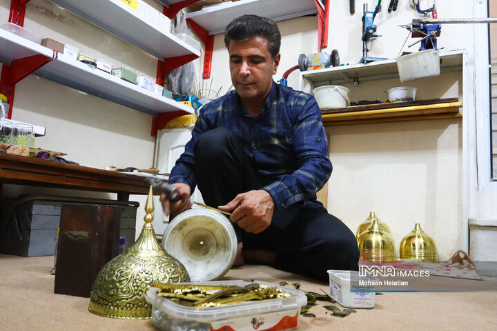 Art of Devotion: Isfahan's Artisans Create Breathtaking Chain Mail, Kolah Khud for Religious Rituals