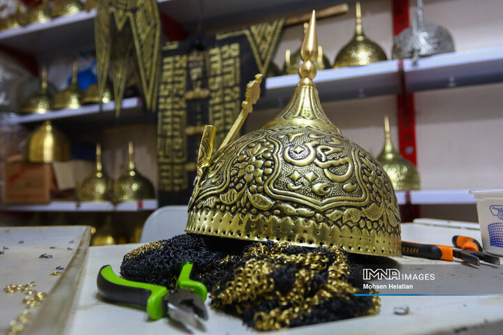 Art of Devotion: Isfahan's Artisans Create Breathtaking Chain Mail, Kolah Khud for Religious Rituals